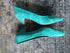 1980's Teal Heels - Size 8 Narrow